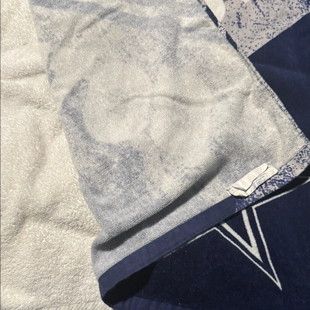 Northwest Blue and White Cowboys Towel